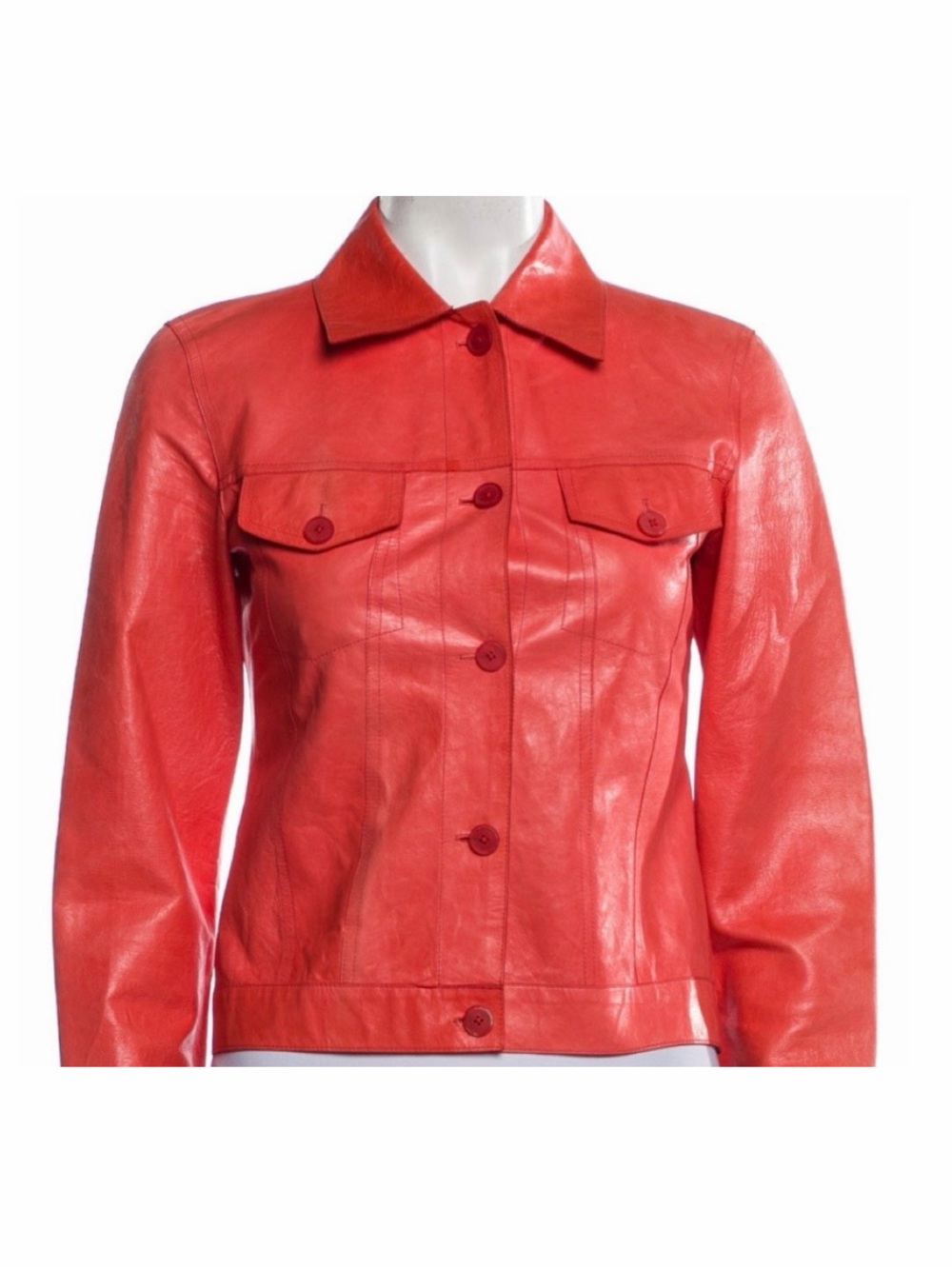 Vintage Jill Sander Leather Utility Jacket